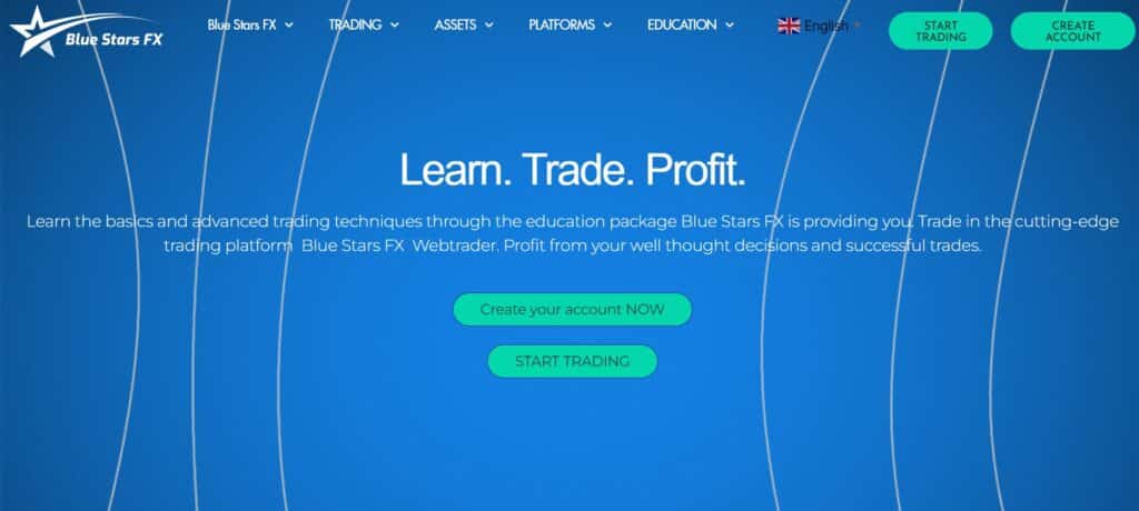 Blue Stars FX website